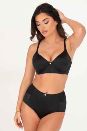 Effortless No VPL Light Control Lace Deep Brief - Black