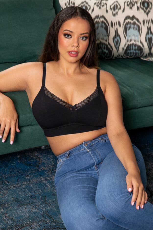 Love To Lounge Cotton Lightly Lined Non Wired Bra 
