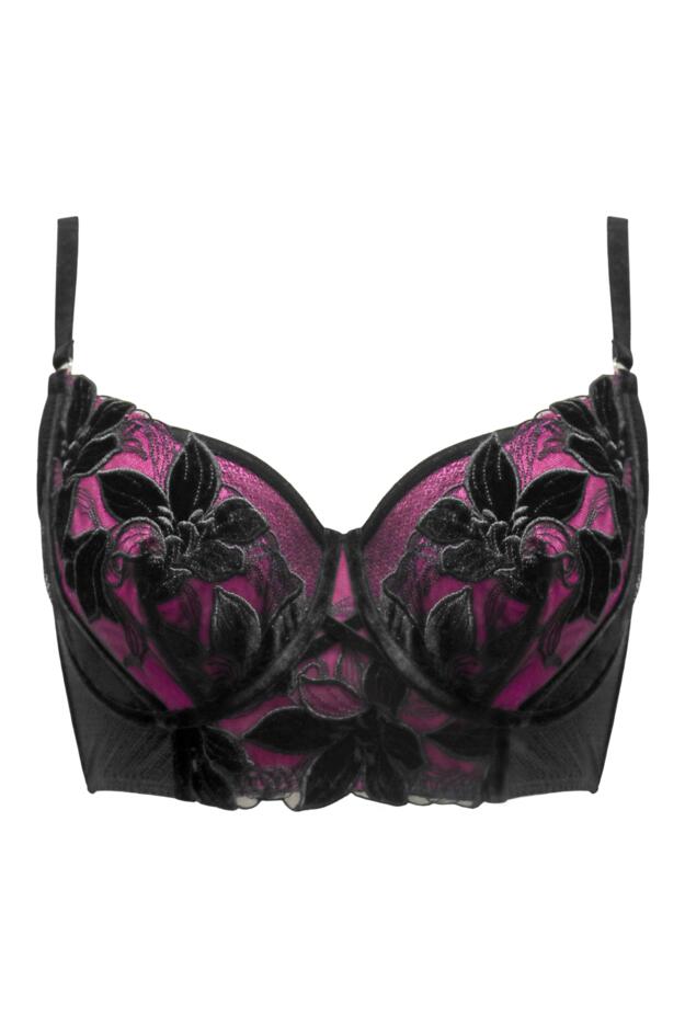 Icon Non-Padded Underwired Longline Bra B-K