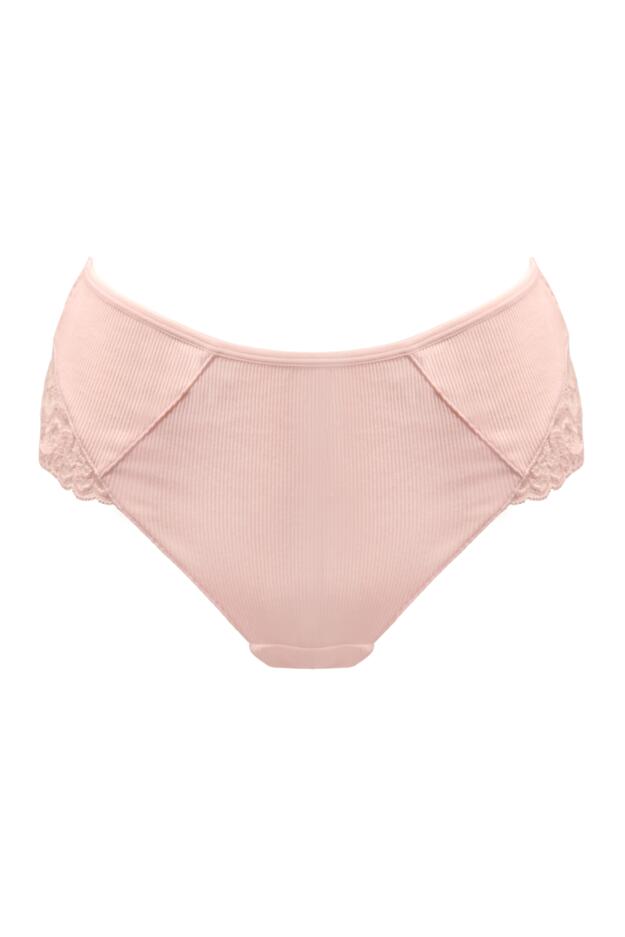 Love To Lounge Lace and Modal Rib Midi Brief