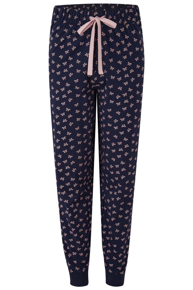 Cotton Jersey Bow Short Sleeve Pyjama Set